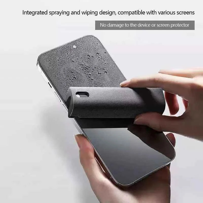 2-in-1 Screen Cleaning Spray With Wipe for Devices