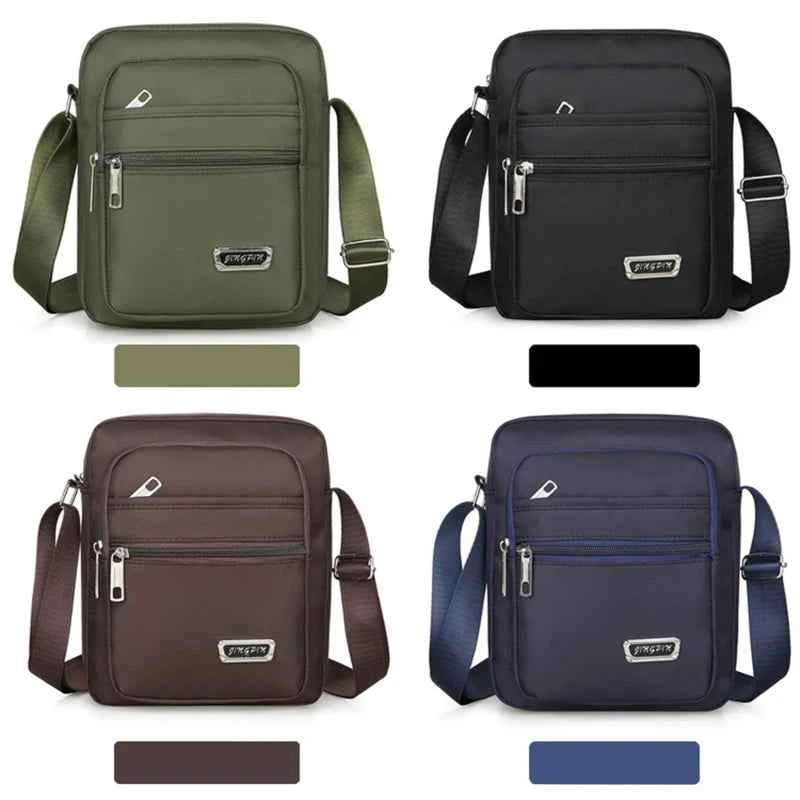 Brand New Men Crossbody Bags Male Nylon Shoulder Bags Boy Messenger Bags Man Handbags for Travel Casual Large Satchel Grey