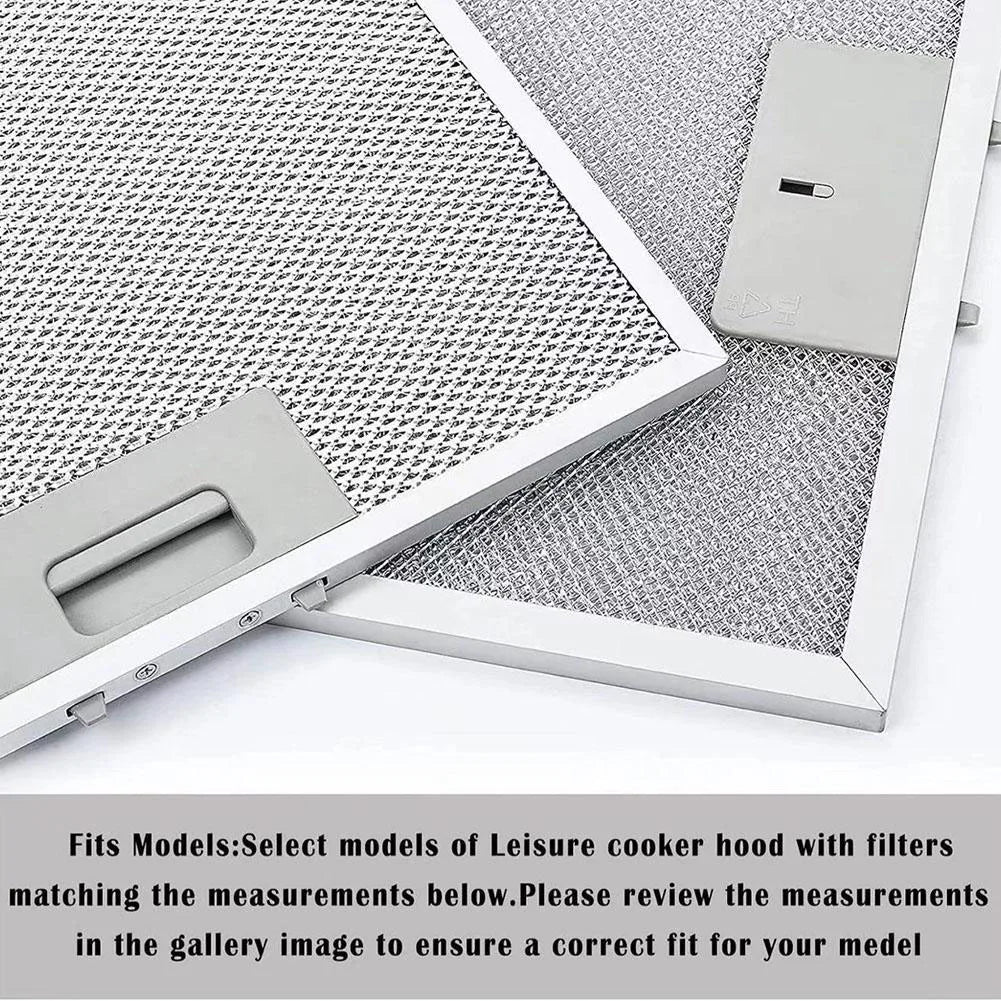 1 Pcs Silver Cooker Hood  Filters Metal Mesh Extractor Vent  Filter 305x267x9mm Silver Hoods Oil Filter  Range Hood Accessories