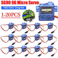 SG90 9G Micro Servo Motor for For RC Car Toy Airplane 180/360° Fixed Wing Micro Servo Motor for RC Helicopter Aircraft Airplane