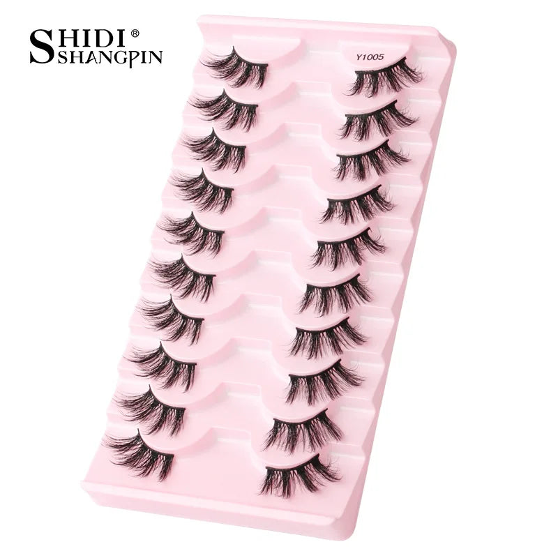 YSDO Half Eyelashes 3/5/10 Half Lashes Soft Natural Cat Eye Lashes Makeup Tool Extension Fluffy Faux Cils maquiagem Half Lashes