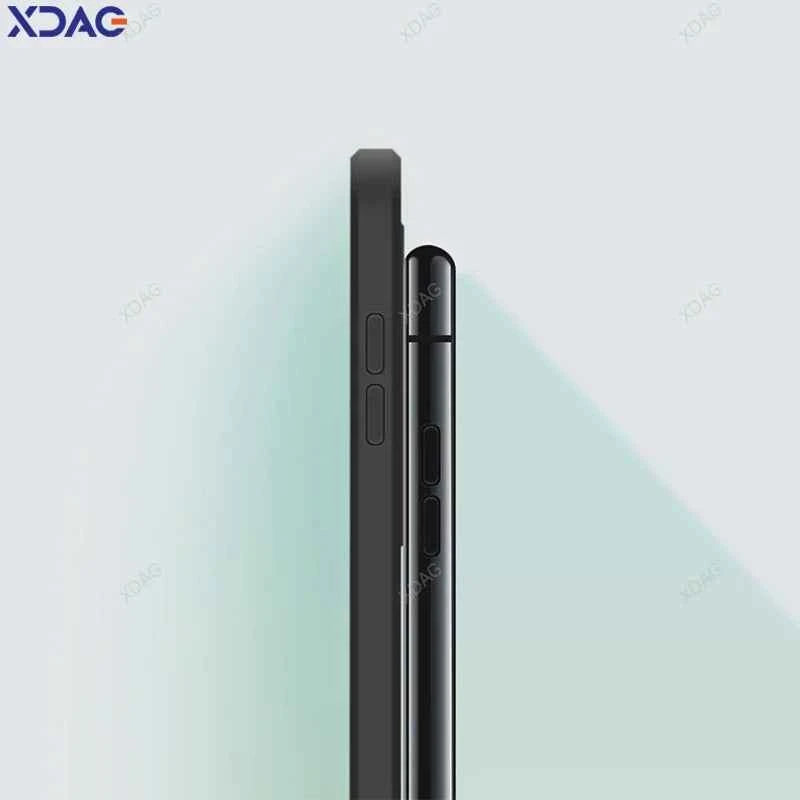 Original Basic Phone Case Cover for Xiaomi Redmi Note9 Note 9T 9 Pro 9Pro Max 9S 5G Square Silicone Soft Back Fundas Accessories