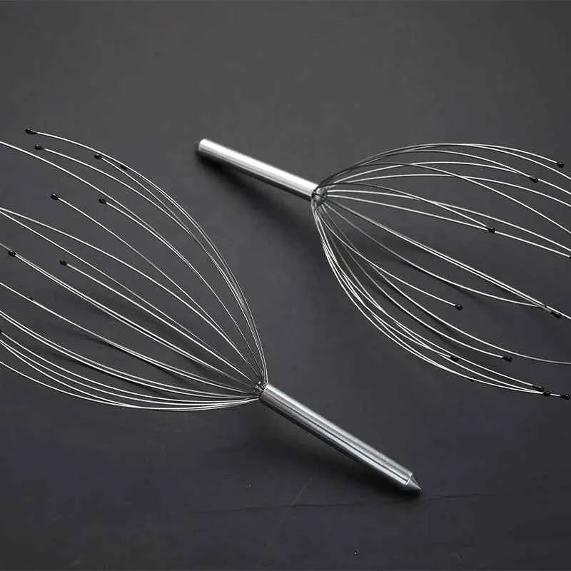 Stainless Steel Scalp Massager with 20 Claw Head Scratcher