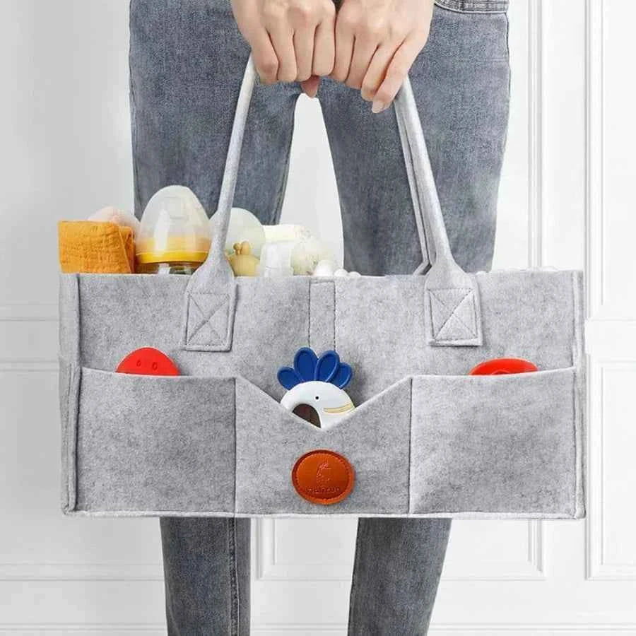 Children's Felt Diaper Storage Bag Baby Miscellaneous Toys Diapers Large Capacity Felt Diaper Bag