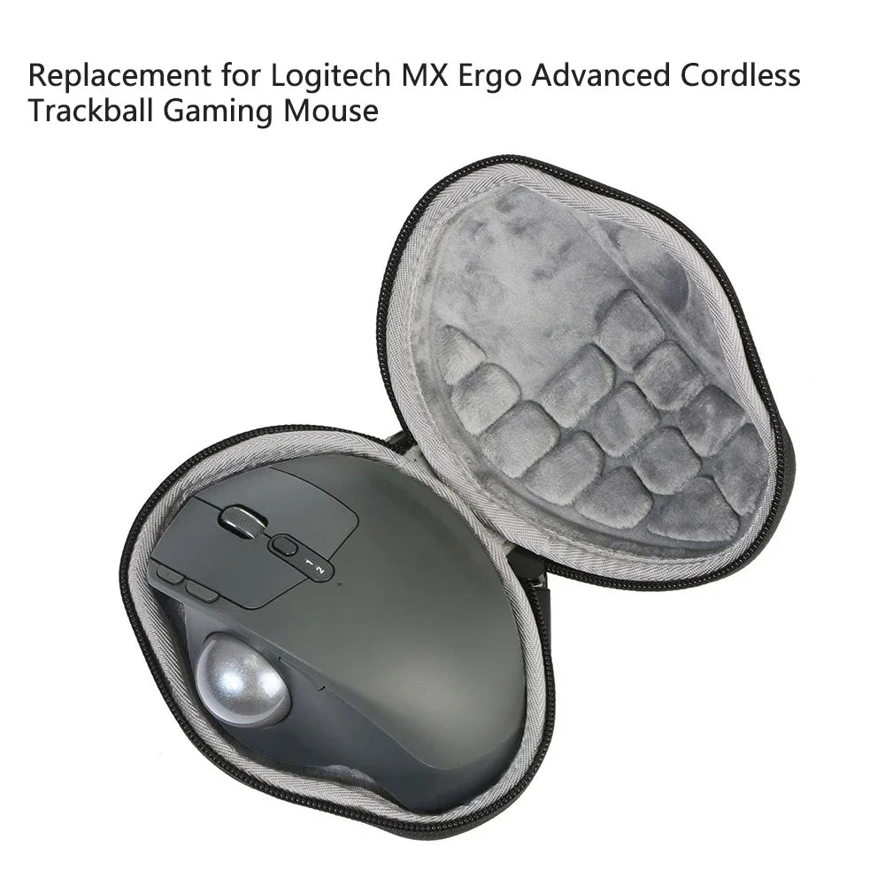 Mouse Case Hard EVA Travel Pouch Replacement for Logitech MX Ergo Advanced Cordless Trackball Gaming Mouse