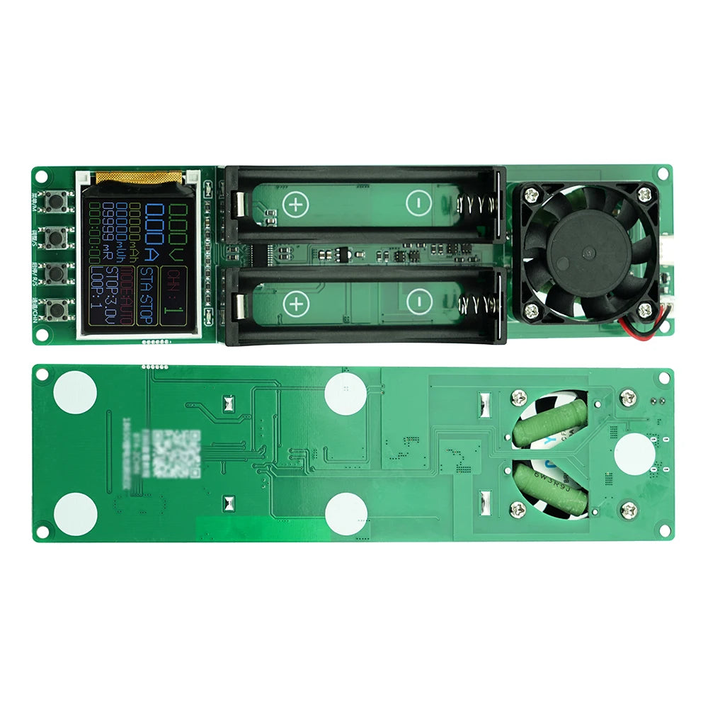 18650 Lithium Battery Capacity Tester MAh MWh Internal Resistance Tester Auto Charging and Discharging Module Power Detector