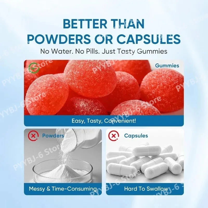 Magnesium Bisglycinate Gummies Raspberry Flavor 60 Count