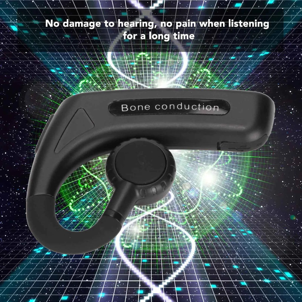 Bone Conduction Earbuds Stereo  5.0 Multifunctional Hands  Wireless Earpiece for Deaf  Earpiece