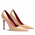 Women's heels 2025 New Luxury Brand Pumps Red Bottom Pointed Toe Rhinestone High Heels Elegant Stiletto Party Prom Ladies Shoes