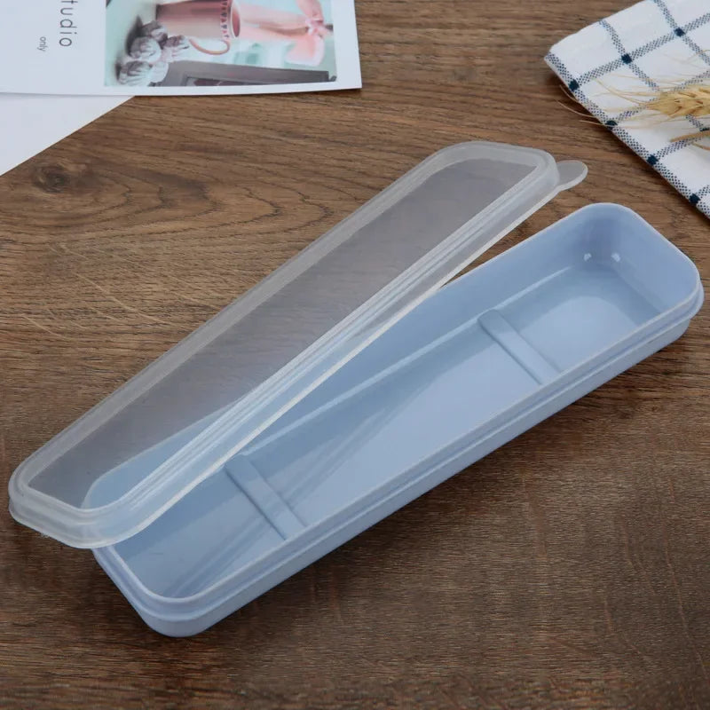 Tableware Box Portable Tableware Box Spoon Fork Storage Box Spoon, Fork, Chopsticks, Straw, Makeup Brush Storage Box