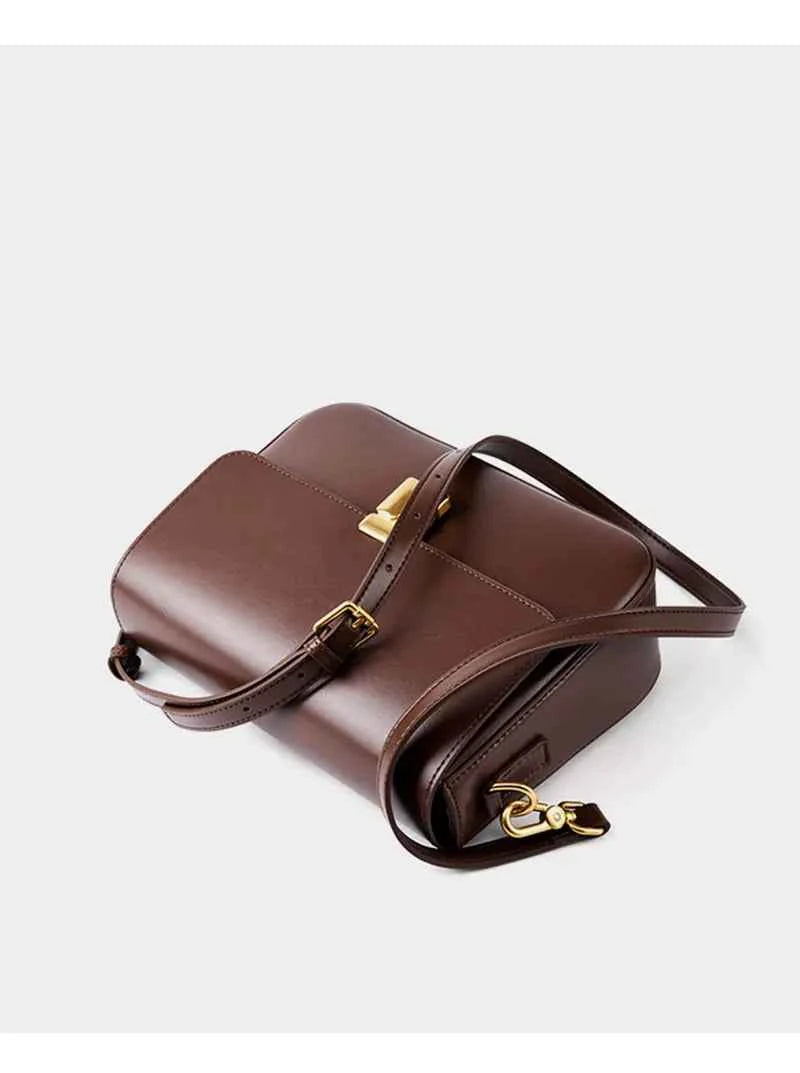 100% Genuine Leather Women's Shoulder Bag High Quality Luxury Designer Crossbody Bags Fashion Cowhide Female Handbags