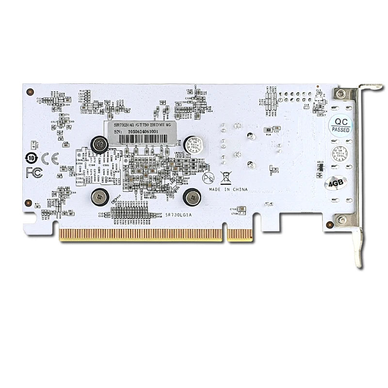 SRhonyra Low Profile Graphics Card 4GB GT730 RX550 GT1030 GTX1050 GTX1050Ti Half Height PCIe Video Card For SFF Thin ITX HTPC