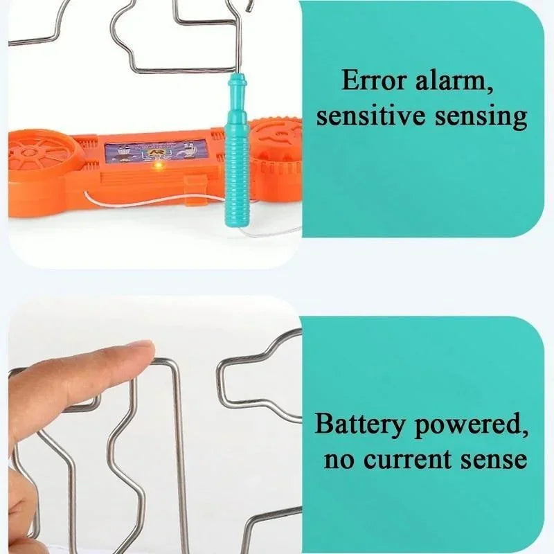 Kids Collision Electric Shock Toy Electric Touch Maze Game Funny Party Science Experiment Educational Toy For Children Gift