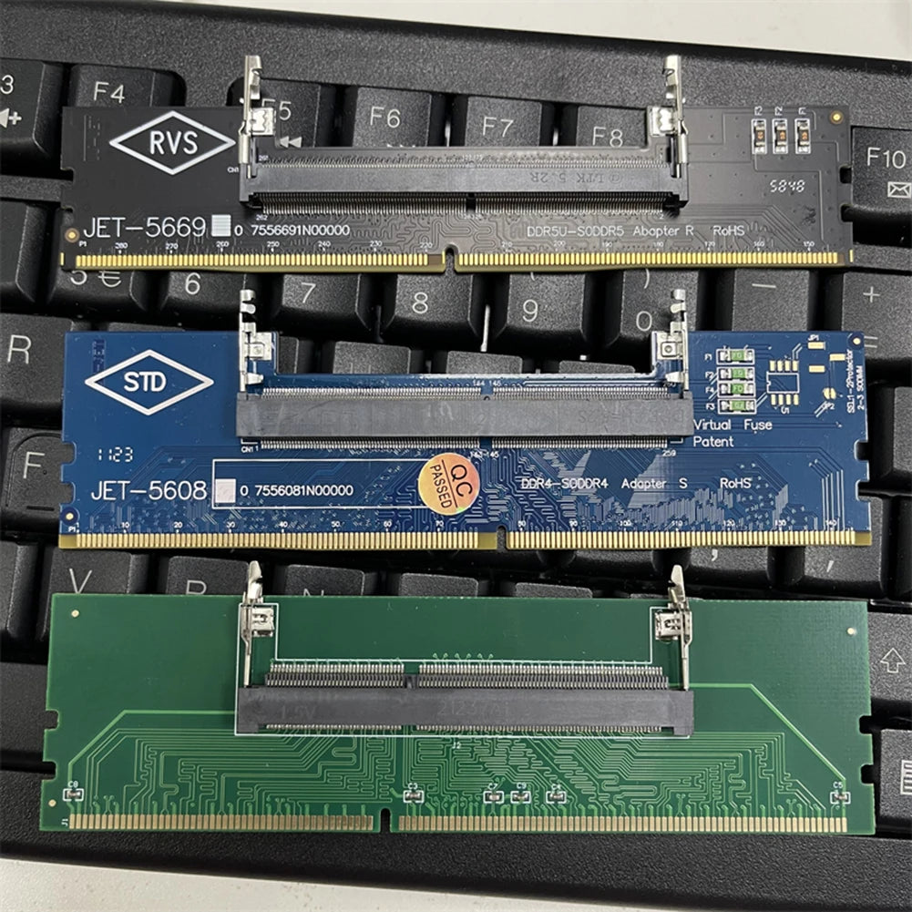 Laptop To Desktop SO-DIMM To PC DIMM Card DDR3 DDR4 DDR5 Memory RAM Memory Adapter Gaming Laptop RAM Connector Card Memory Stick