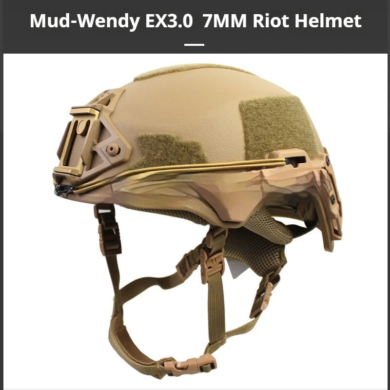 Wendy Helmet 3.0 Airsoft Tactical ABS Safety Helmet Adjustable 57-63cm for CS Paintball Outdoor Hunting Sports Gear