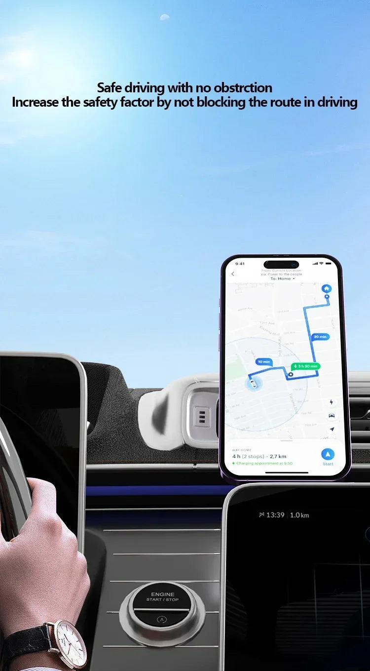 30W Magnetic Car Mobile Phone Holder Stand Wireless Charger For iPhone 15 14 13 12 Pro Max Mini Air Vent Fast Car Charging Stand