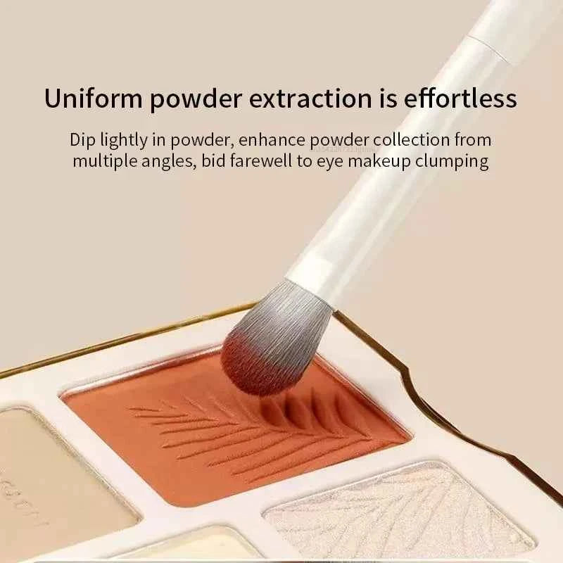 5/8/10Pcs Natural Eye Makeup Brushes Set Detail Eyeshadow Brush Makeup Brush White Ultra Soft Eyeshadow Eyeliner Makeup Tool