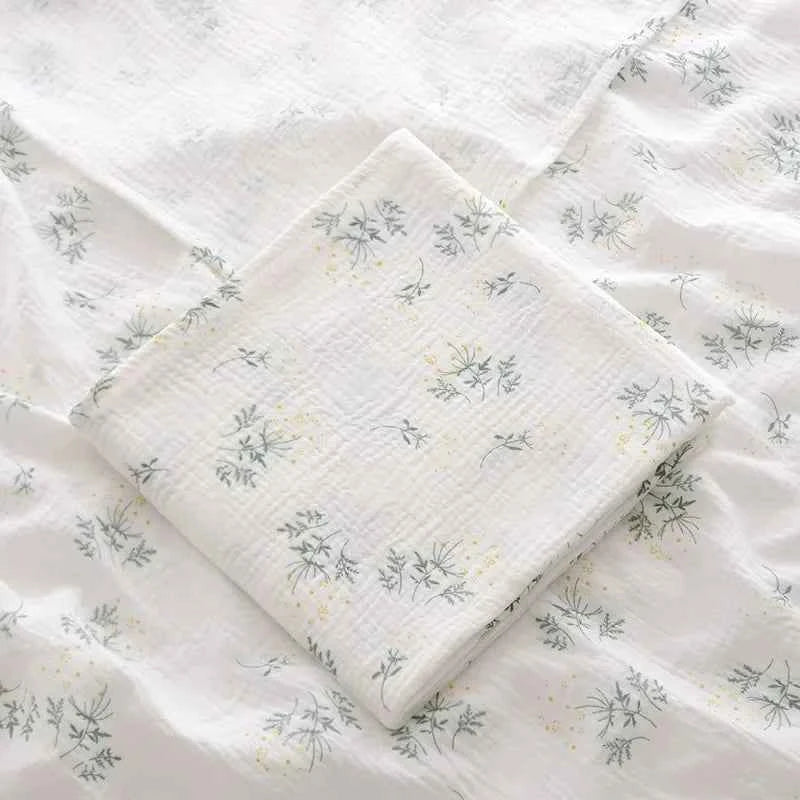 Newborn Baby Cotton Blanket Summer Bedding Babies Stuff  Throw Blanket Muslin Squares Receiving Blanket