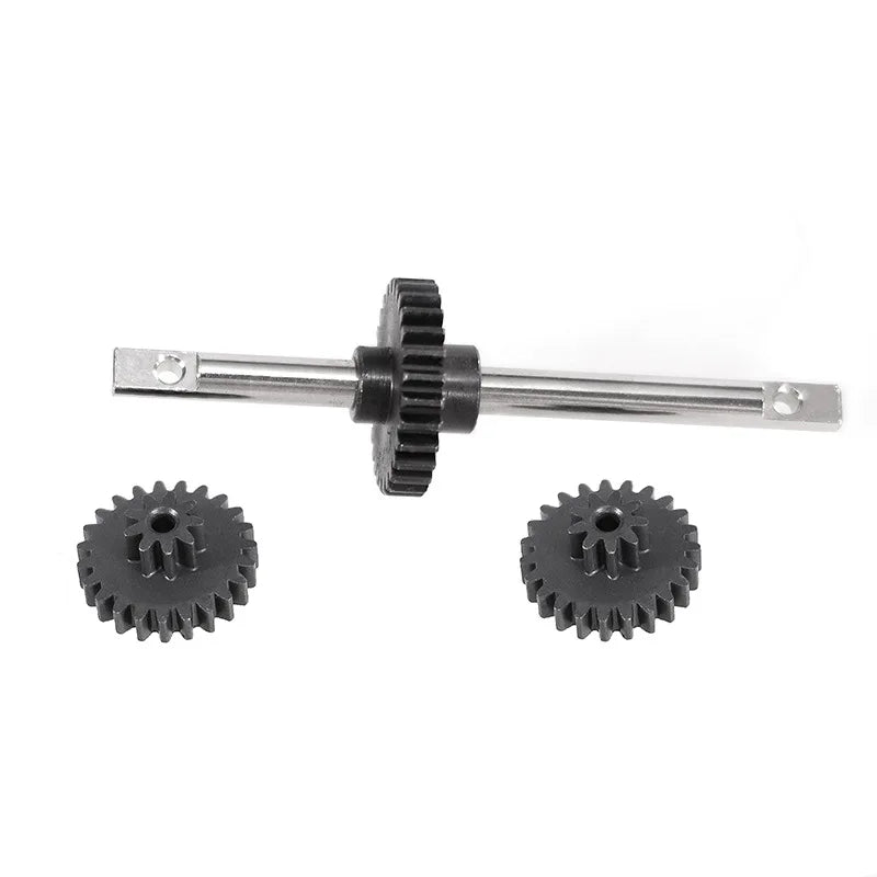 Metal chassis pull rod shock absorber transmission shaft 370 gearbox assembly For MN82 LC79 82S 82Por 1/12 RC Car Upgrade Parts