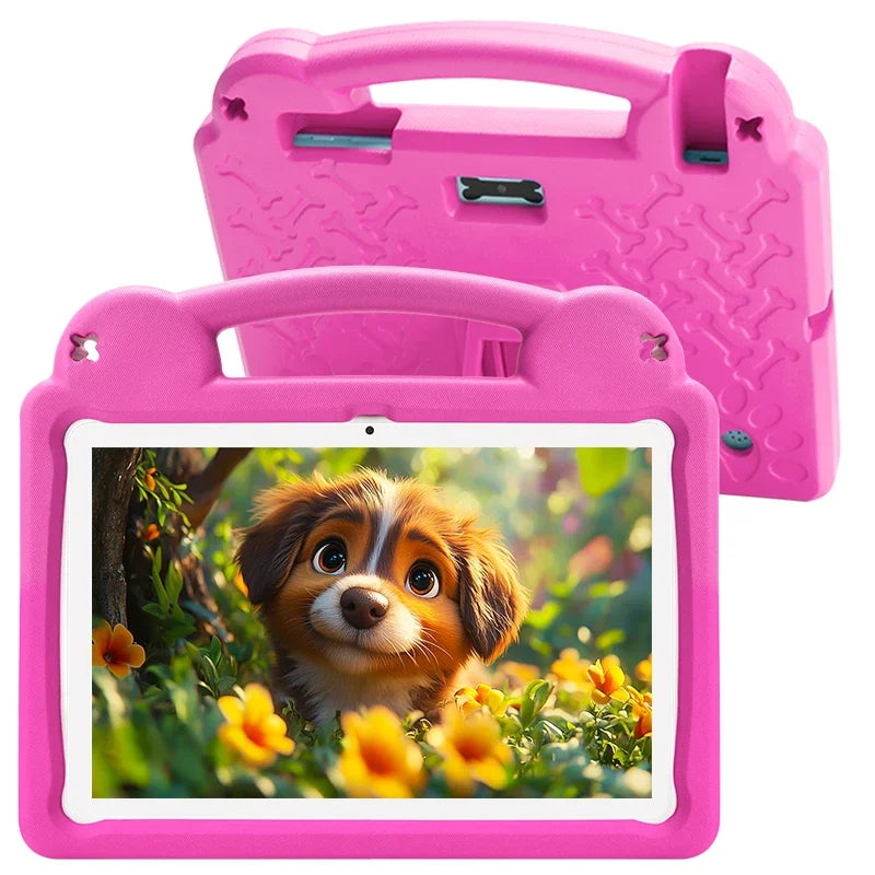 Kids Tablet Android 15 Tablet 10.1inch for Kids with Protective Case Octa-Core 8GB 64GB 1TB Expand Dual Camera Parental Control