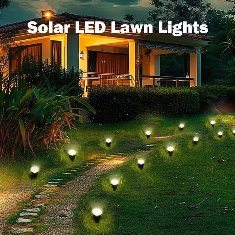 Solar Garden Lights 30LED Solar Lights Outdoor Waterproof Pilot Light String for Lawn Trails Camping Birthday Holiday Decorative