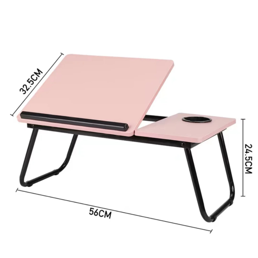 Adjustable Tilting Laptop Desk Sofa Bed Writing Notebook Computer Desk Breakfast Tray Folding Portable Table