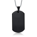 Custom Dog Tag Pendant Necklace Engraving Text/Pictures/Memorial Photo Stainless Steel Personalized Necklace for Men Women Gifts