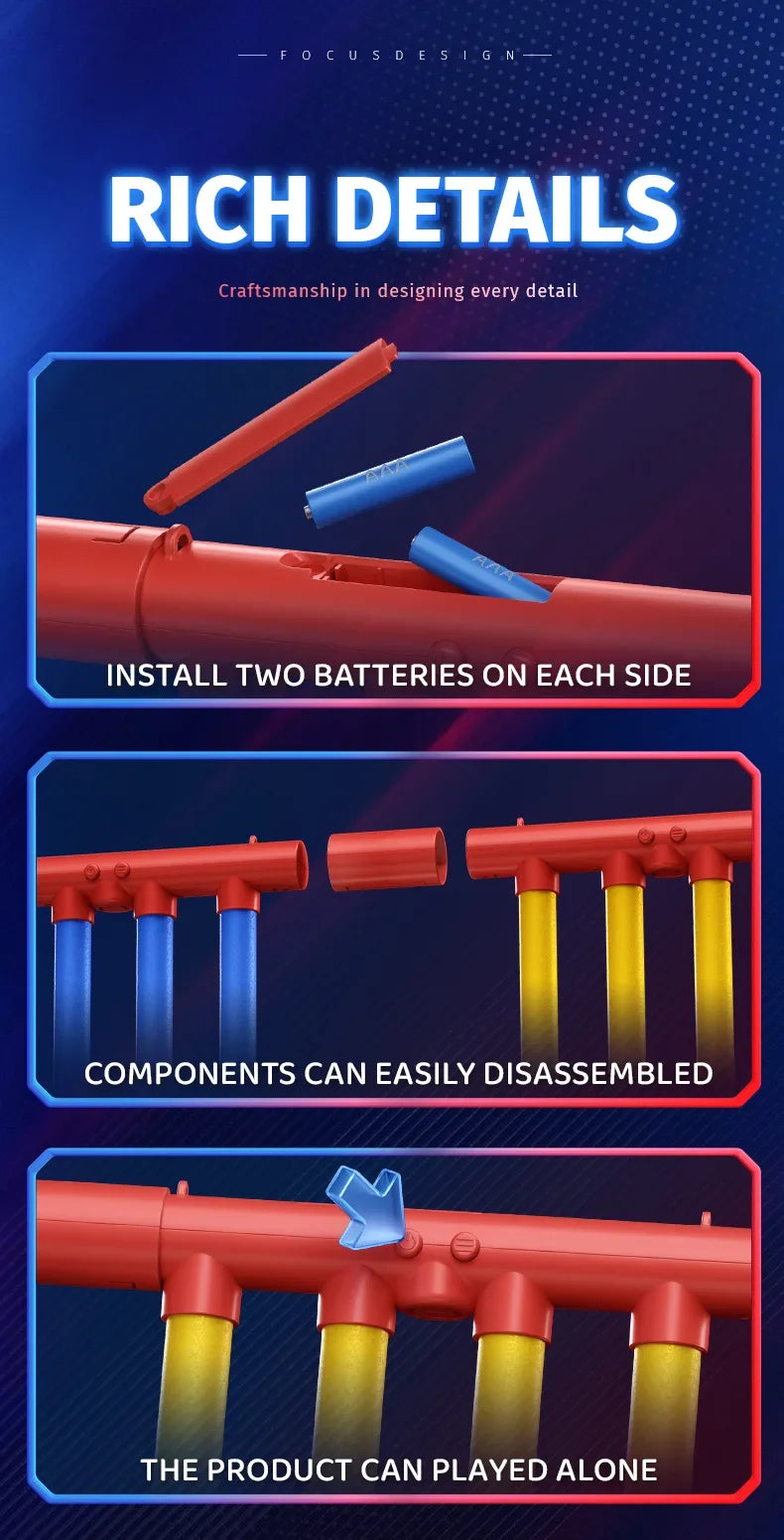 2-Player Challenge Falling Sticks Game for Training Reaction Ability Party Games Educational Parent-Child Interactive Toy Sports