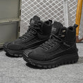 2026 New Outdoor Boots Men's High Top Thick Bottom Tactical Shoes Large Size 47 Hiking Sports Workwear Shoes 48 Casual Style