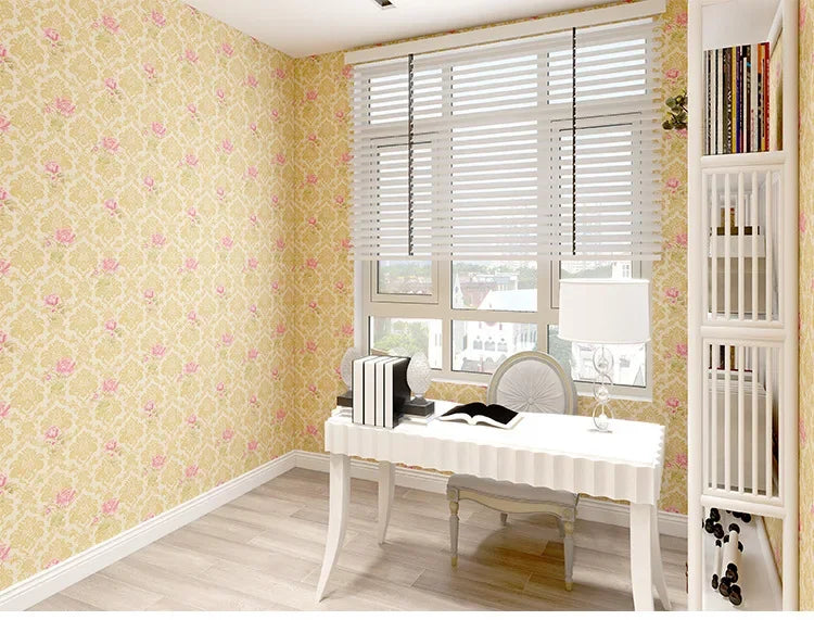 Home Decor Retro Floral Wallpaper Renovation of Bedroom and Living Room Decorative Walls