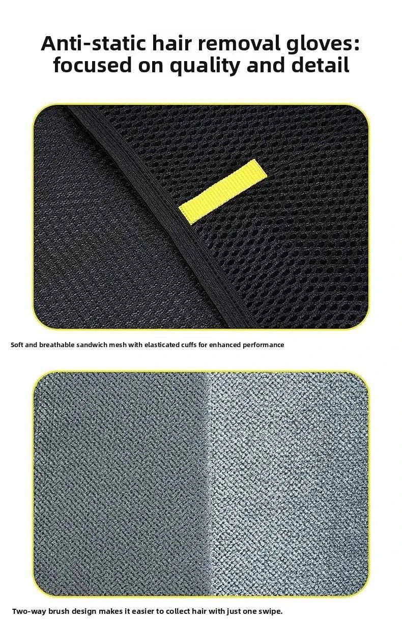 Pet Hair Removal Gloves, Cat hair, Dog Hair Brush, Hair Remover, Household Carpet, Sofa, adhesive Hair Gloves, Cleaning Brush