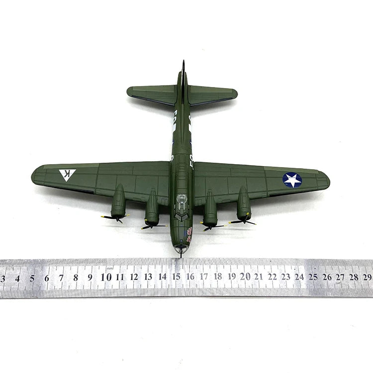 JASON TUTU 1/144 Scale American Boeing Flying Fortress B-17 Model Aircraft Adult Children Toys for Display Show