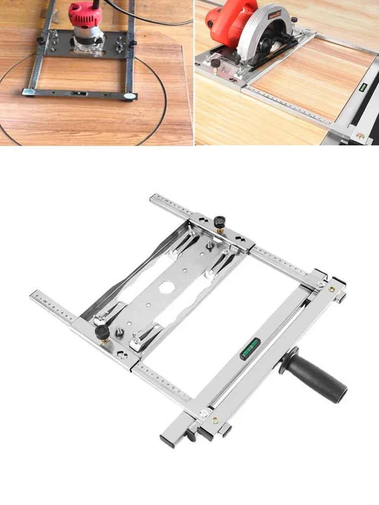 Electricity Circular Saw Trimmer Machine Guide Positioning Cutting Board Tools Woodworking Router Machine Multifunction Tools