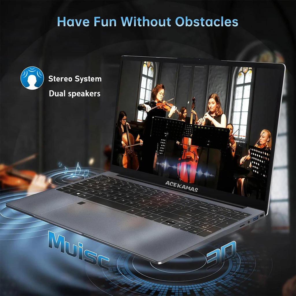 2026 Windows 11 Pro 15.6" Laptop Intel Core i9 10980HK 16GB RAM 1TB 2TB SSD Office Gamer Laptops Fingerprint UnIock Notebook PC