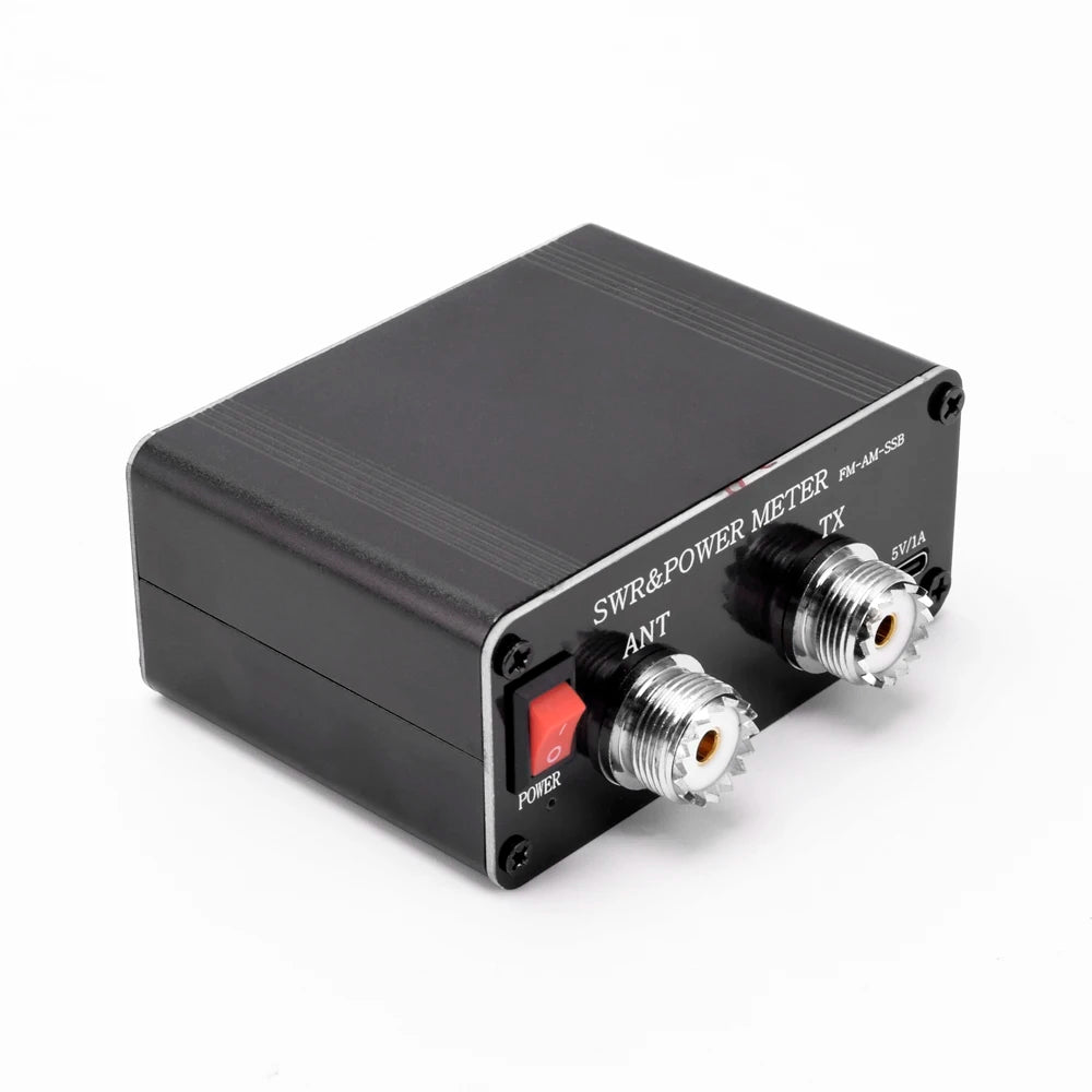 1.8-54MHz Shortwave Meter 120W SWR Digital Power Standing  Meter FM AM SSB Modes Power Meter Support SWR/Power Tool