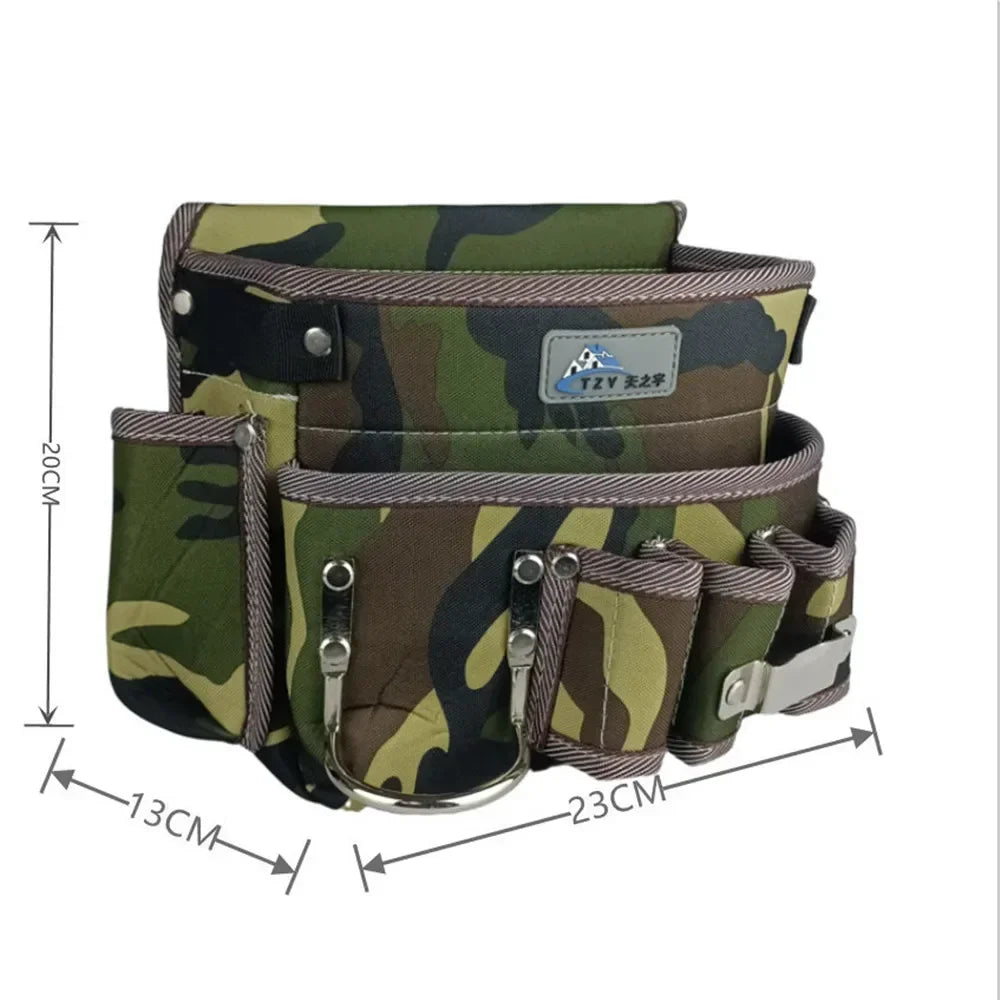 Tool Storage Waist Pack Plumber's Tools Articles Storage Special Cowhide Hanging Mouth Mechanic Multifunctional Waist Pack