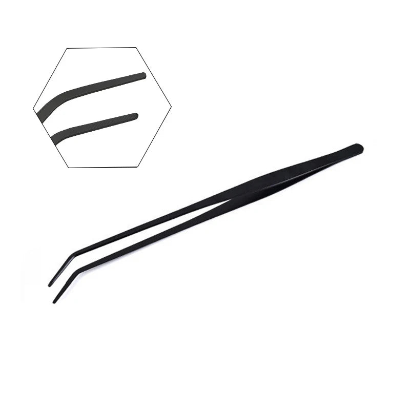 Stainless Steel Aquatic Plants Tools Tweezers for Aquarium Fish Tank Aquascaping Tools Aquarium Tools Scissors Cleaning Tools