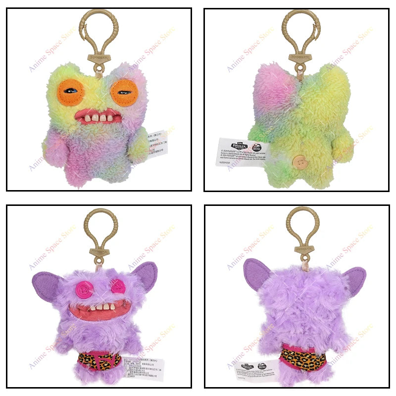 Original Fuggler Plush Keychain Ugly Monster Screech Munch Rabid Rabbit Wide Eyed Weirdo Annoyed Alien Stuffed Peluche Toys