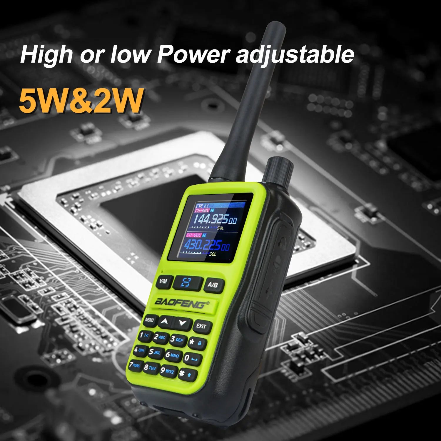 2PCS/Pack Baofeng UV-5R Mini Dual Band Dual PTT Walkie Talkie 5RMINI Air Band Rx 5W Compact  VOX FM Amateur Radio Type-C Charge