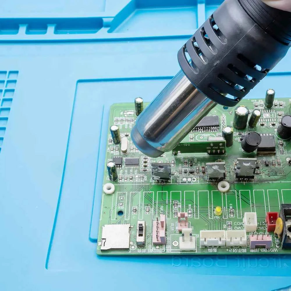 JCD 8-Hole Hot Air Gun Handle Is Suitable For 8898 8858 8586 Rework Solder Repair Station Accessories Tool 3-Hole soldering iron