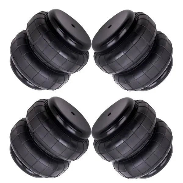 4 Heavy-Duty 2500lb 1/2"NPT Double Bellow Air Suspension/Air Spring Bags Auto Parts Model D0100HPSTAY