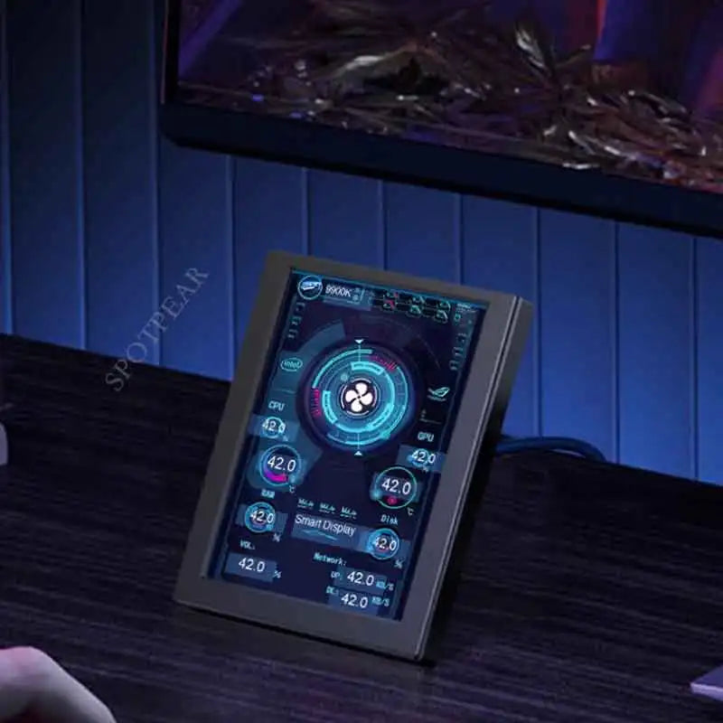 Computer Monitor 3.5inch LCD Display Screen PC CPU GPU RAM IPS Monitor USB Type C Secondary Screen