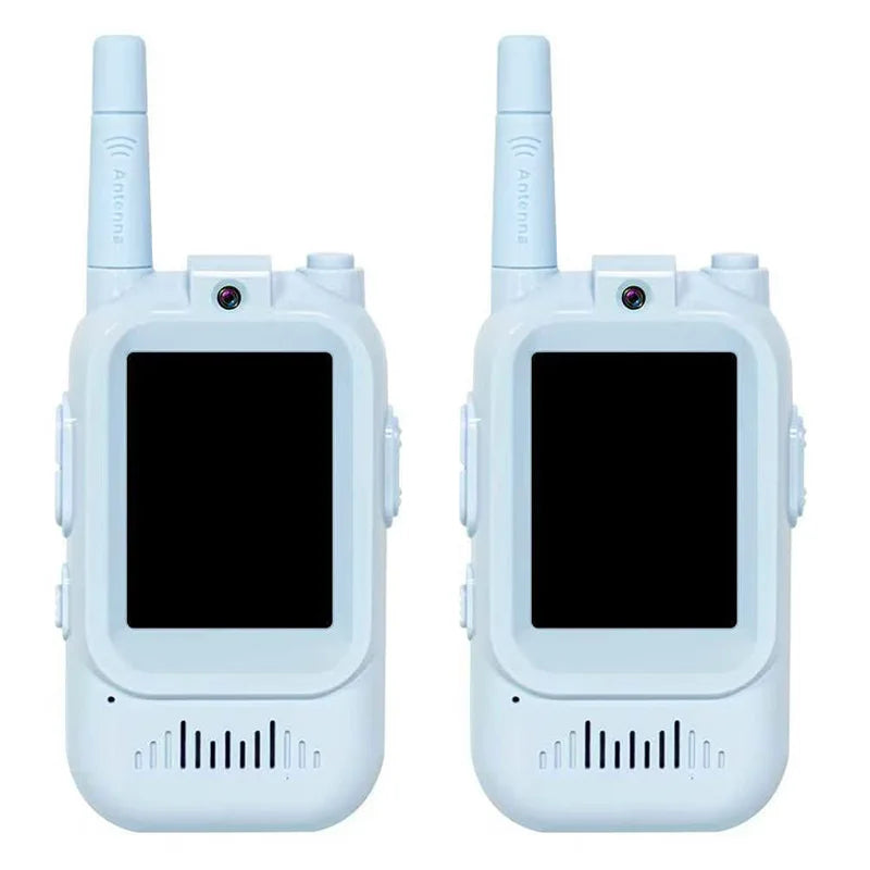 Kids Video Walkie Talkie Toys  With HD Camera And 2 Inch Screen Wireless Intercom Toy For Camping Travel Birthday Gifts Outdoor
