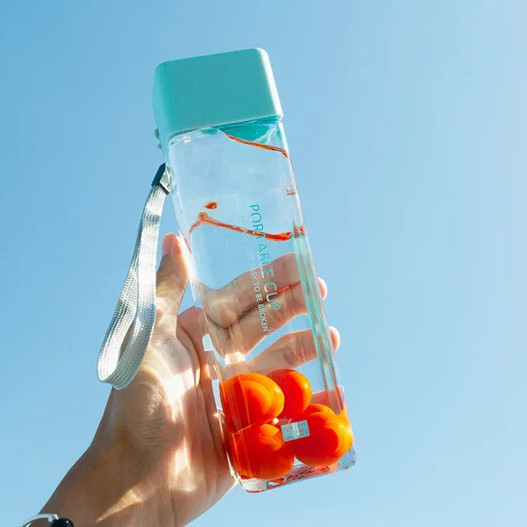 Sports Water Bottle Durable To Impact and High Temperature Fitness Travel Hiking Portable Sealed and Leak Proof Water Cup