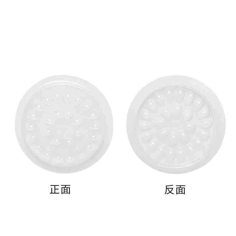 100pcs Eyelash Glue Holder Eyelashes Extension Supplies Adhesive Pallet Gasket Eye Lashes Tray Plastic Pads Makeup Tool