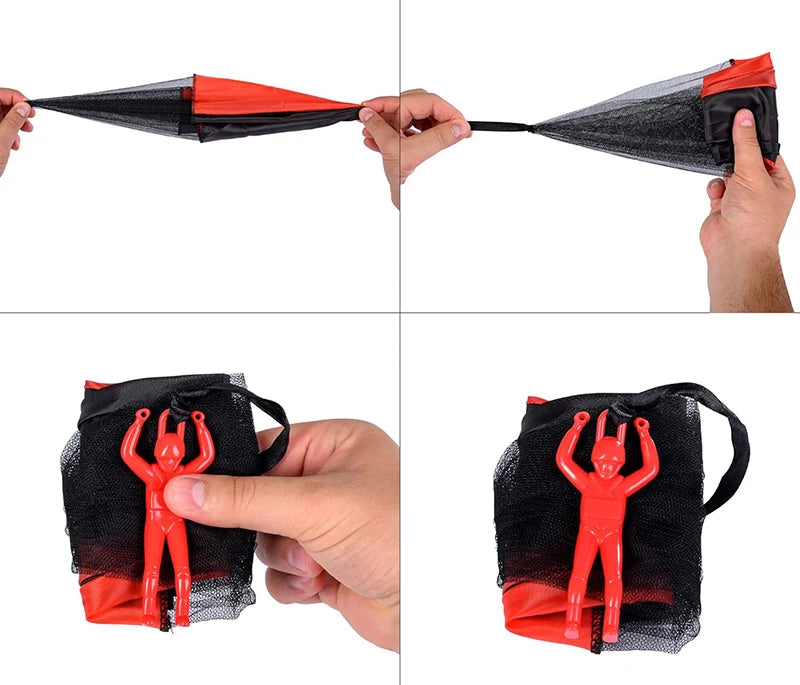Parachute Toys for Kids Tangle Free Outdoor Flying Parachute Men Outside Toy Easter Basket Idea Unique Boy Girl Gift Kids Crafts