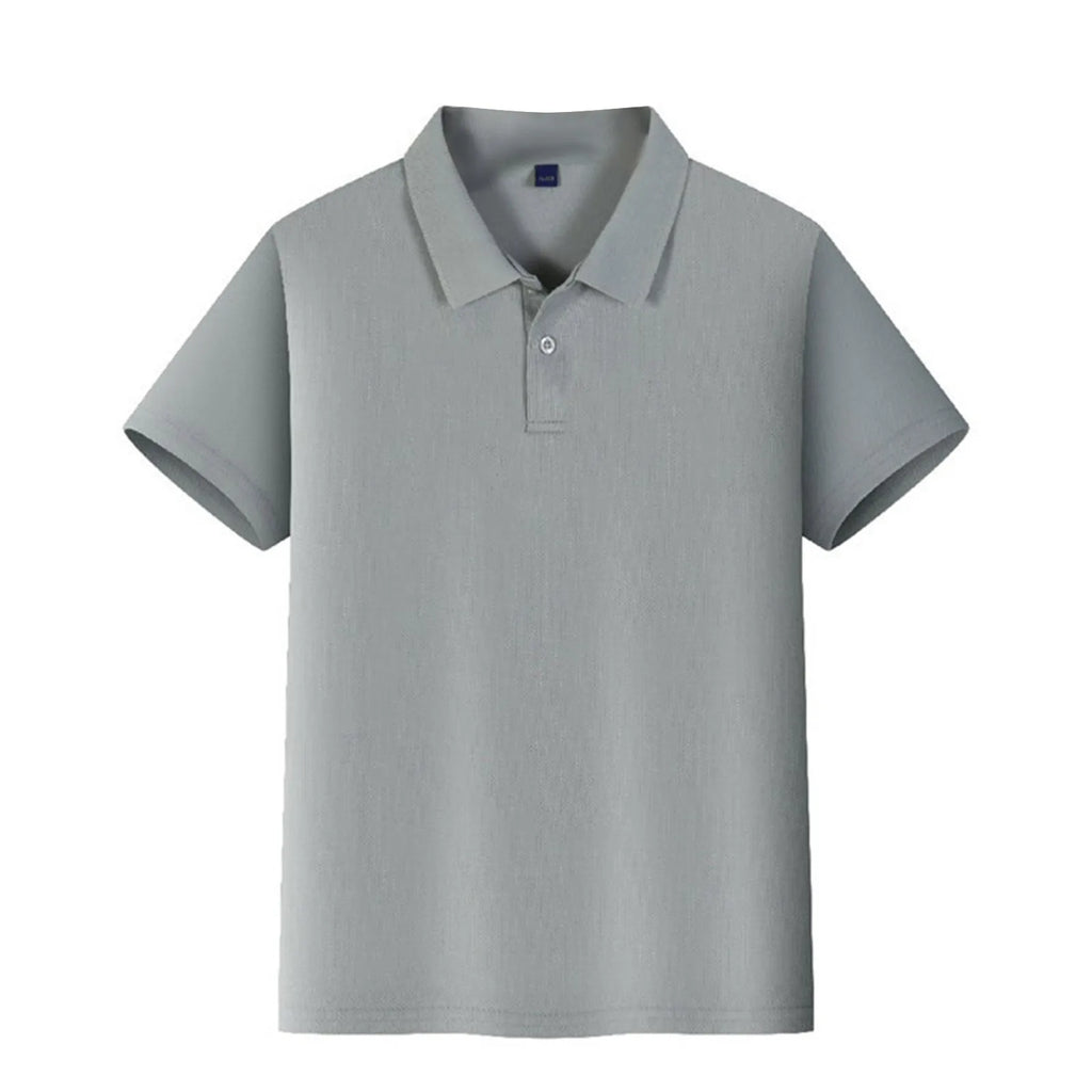 Polo Shirts Kids Basic Simple School Student Uniforms Class Uniforms Cultural Shirts Quick-Drying Turn-Down Collar for 6-11years