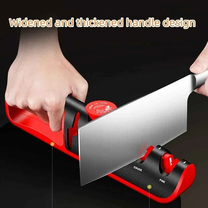 Kitchen Knife Sharpener Adjustable Angle Scissors Knives Sharpening Grinding Machine Whetstone Professional Sharpener Tool
