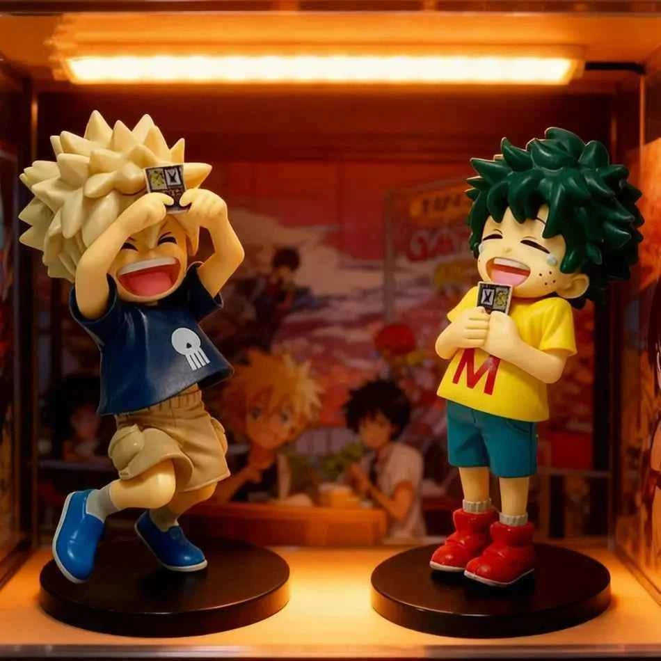 New My Hero Academia (MHA): Tomura Shigaraki / Izuku Midoriya / Katsuki Bakugo Cute Chibi PVC Figurine | Collectible Toy Model