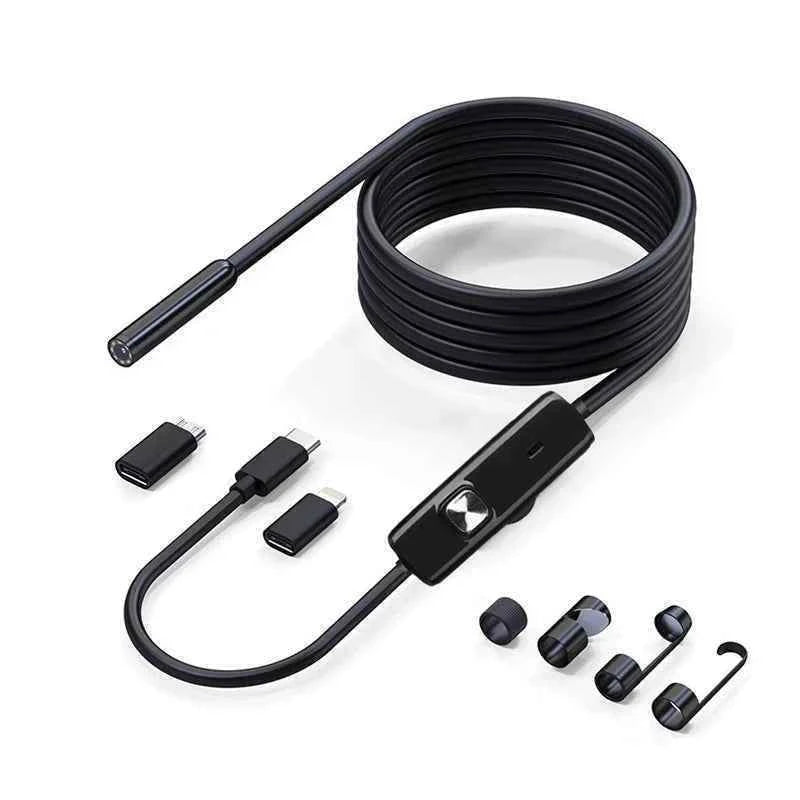 HD1920P Endoscope Inspection  Camera Type-C Mini Inspection Camera IP67  Car Sewer Pipeline Borescope for Android IOS iphone